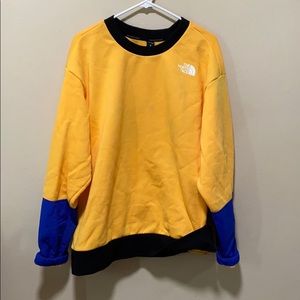 North Face dual colored crew neck